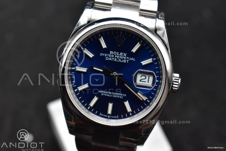 DateJust 904L SS on Steel VS Bracelet Dial 569 Edition VSF 126200 1:1 Blue Oyster 36 Best Colorful 0709